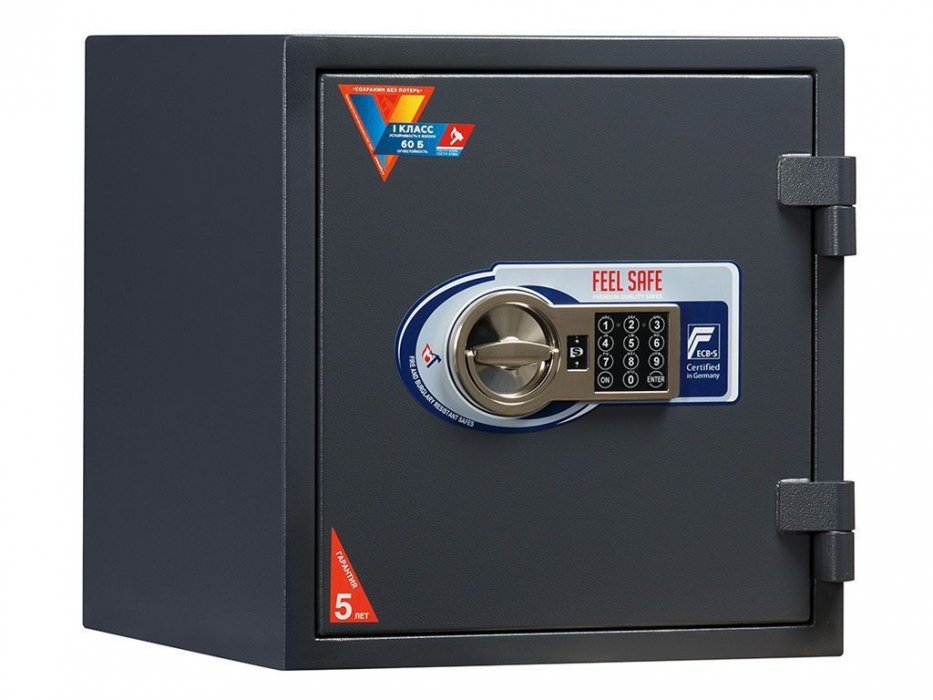 Офисный металлический сейф I класса VALBERG ГАРАНТ 46 EL - вид 2