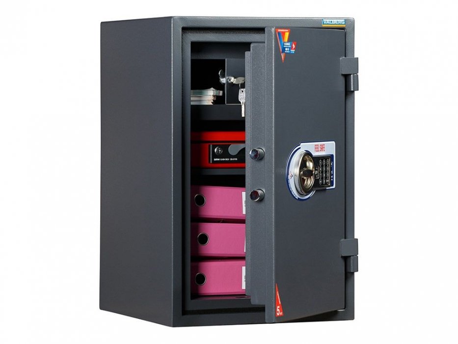 Офисный металлический сейф I класса VALBERG ГАРАНТ 67 T EL - вид 2