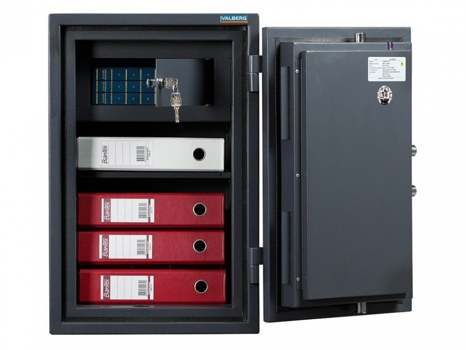 Офисный металлический сейф I класса VALBERG ГАРАНТ 67 T - вид 3